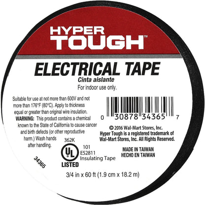 Hyper Tough Electrical Tape Black, New